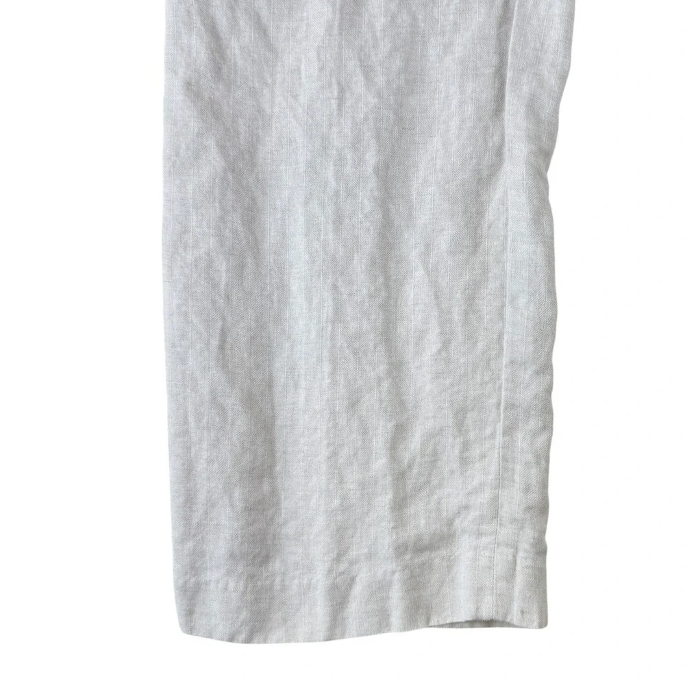 Claiborne Linen‎ Casual Pants Men's Beige Size 36x30 - Fit 34x28 Beach Vacation
